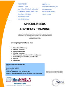 Walnut Street Center Advocacy training